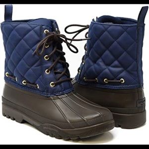 Sperry | Blue Quilted Gosling Duck Boots